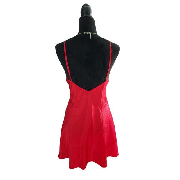 Victoria's secret gold label babydoll size M red lace and sequins - Picture 2 of 5